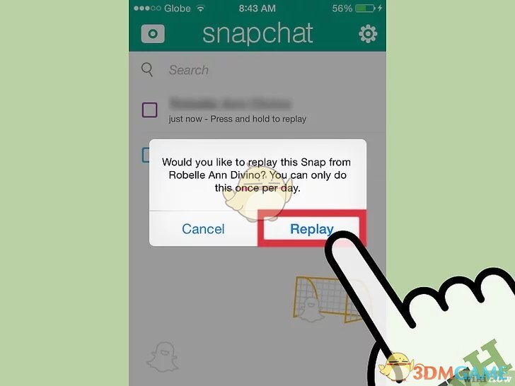 Snapchat重播照片教程