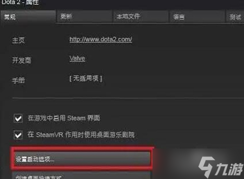 dota2国服启动项怎么设置