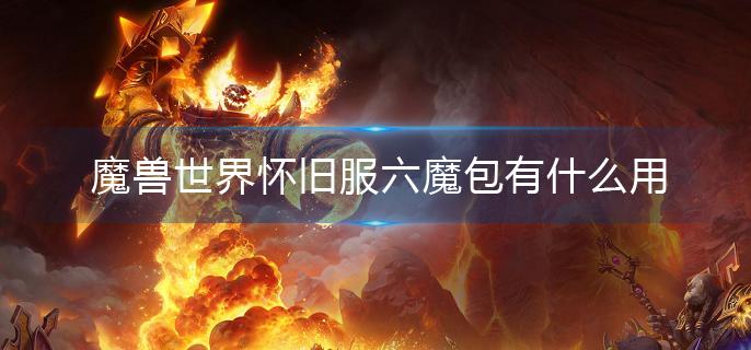 魔兽世界怀旧服六魔包有什么用