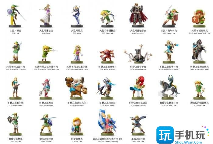 《塞尔达传说王国之泪》amiibo掉落物品有哪些 Amiibo掉落图鉴