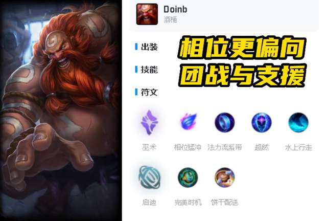 LOL:酒桶重登赛场中单位！两套出装教你玩转酒桶，快来一起看看吧