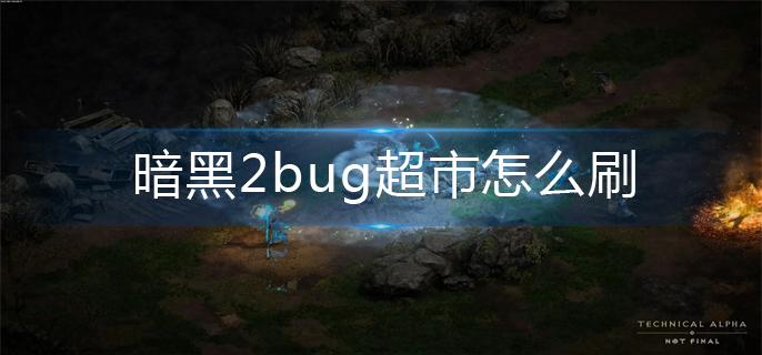 暗黑2bug超市怎么刷-bug超市刷法攻略