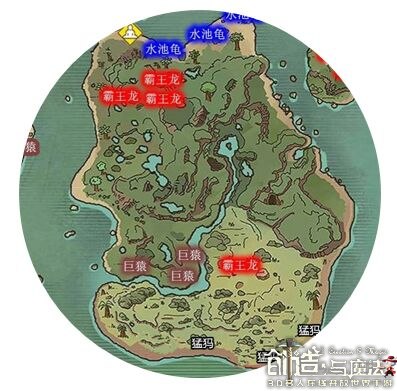 创造与魔法白金海湾在哪里_白金海湾资源分布图