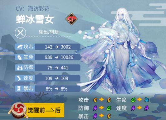 2022阴阳师蝉冰雪女御魂搭配什么