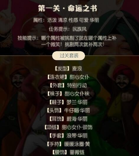 奇迹暖暖风渊传奇攻略 风渊传奇1-5关高分搭配