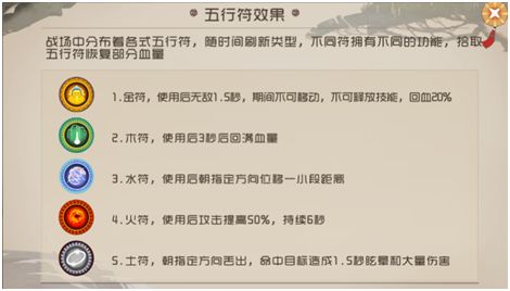 闹闹天宫五行符有什么用_闹闹天宫五行符用途介绍