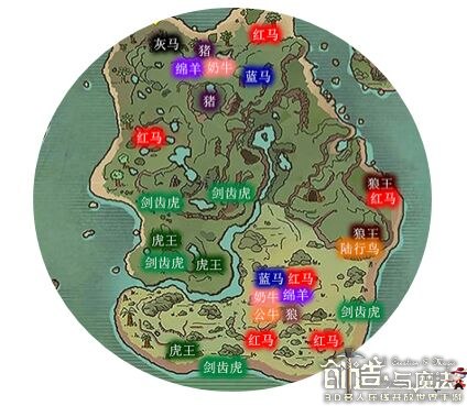 创造与魔法白金海湾在哪里_白金海湾资源分布图