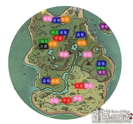 创造与魔法白金海湾在哪里_白金海湾资源分布图