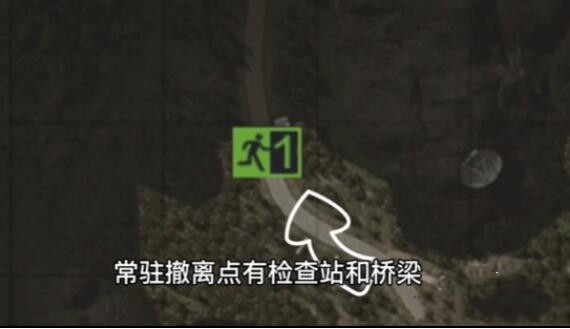 暗区突围山谷撤离点大致在哪里